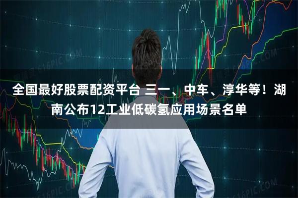 全国最好股票配资平台 三一、中车、淳华等！湖南公布12工业低碳氢应用场景名单
